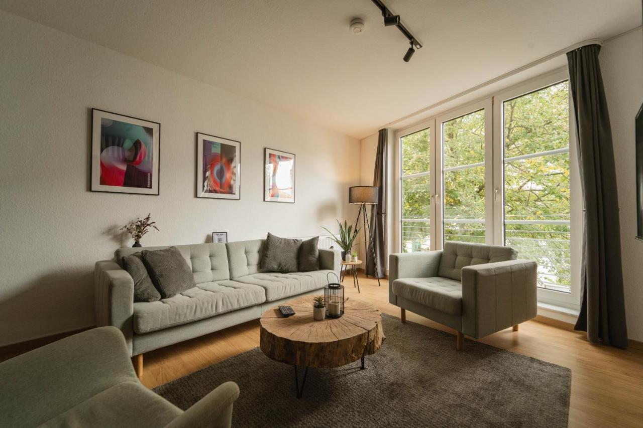 Raum921 - Stilvolles Apartment - Wlan, Tiefgarage, Kueche, Netflix Magdeburg Dış mekan fotoğraf